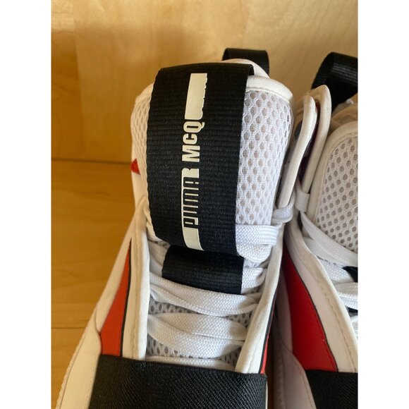 PUMA x McQ Alexander McQueen Brace Mid 360552-01 White Red Black Size 6 - Picture 4 of 15